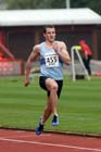 Ben Stephenson (Middlesbrough Mandale) in the 100 metres at the Gateshead Tartan Games Open.